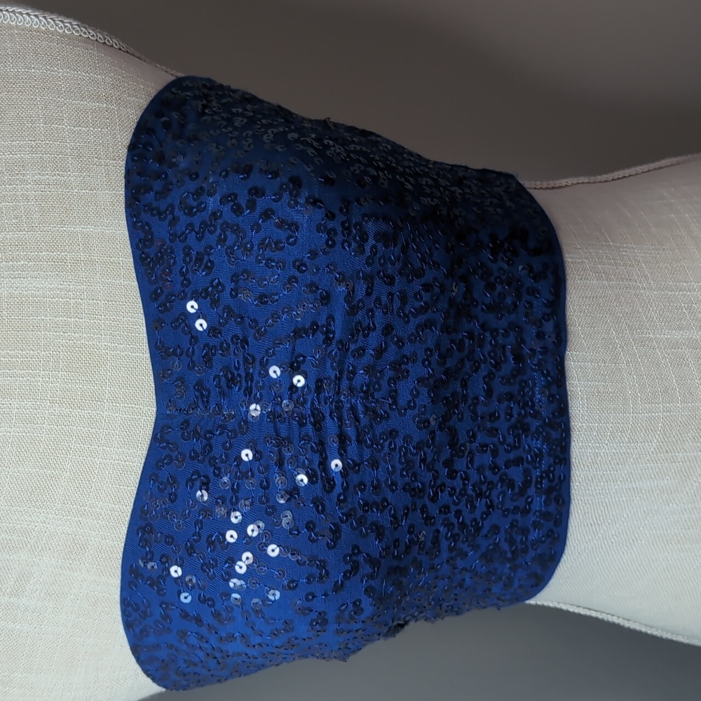 Sequined Crop Tube Top